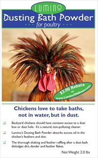 LUMINO DUSTING BATH POULTRY 2#