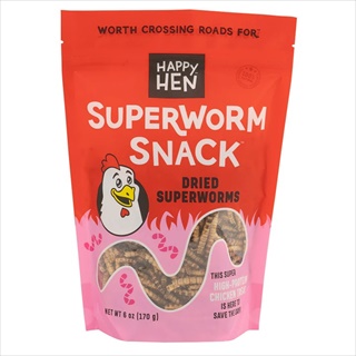 HAPPY HEN SUPERWORM SNACK 6Z