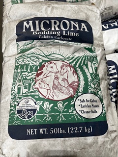 CRC MICRONA BEDDING LIME 50# BAG