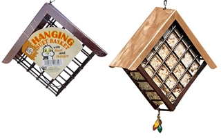 CS SUET HANGING BASKET W/ ROOF