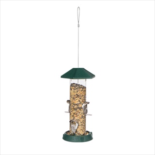 VC HINGED-PORT BIRDFEEDER GREEN