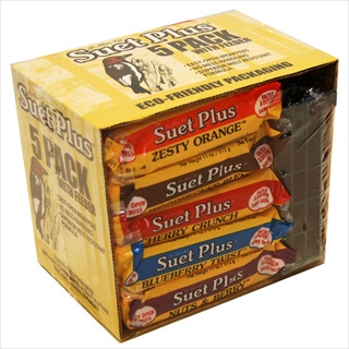 SUET PLUS 5PK W/ FEEDER VARIETY