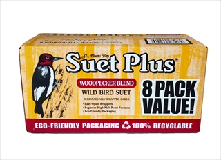 SUET PLUS 8PK VALUE WOODPECKER