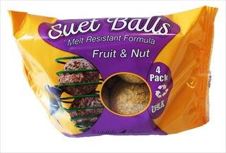 WS FRUIT & NUT SUET BALLS 4PK