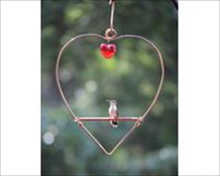 SE TWEET HEART BIRD SWING COPPER