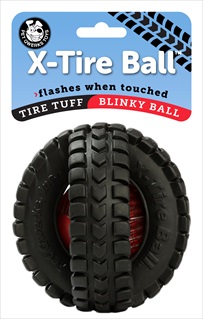 PQ X-TIRE BLINKY BALL MD 5"