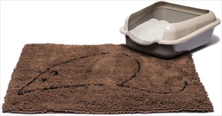 DGS CAT LITTER MAT BROWN