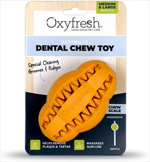 OXYFRESH DOG DENTAL CHEW TOY LG