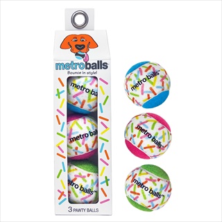 MET PAWTY BALLS 2.5" 3PK