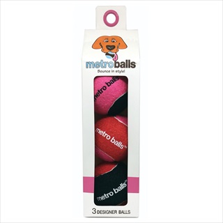 MET METRO BALLS PINK 3PK