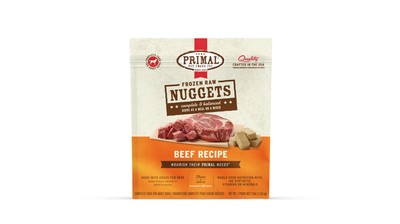 PRIMAL FRZN K9 BEEF NUGS 3#