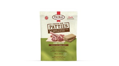 PRIMAL FRZN K9 LAMB PATS 6#