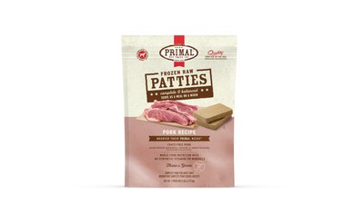 PRIMAL FRZN K9 PORK PATS 6#