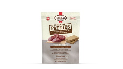 PRIMAL FRZN K9 VENISON PATS 6#