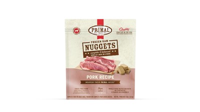 PRIMAL FRZN K9 PORK NUGS 3#