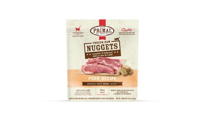 PRIMAL FRZN CAT NUGS PORK 3#