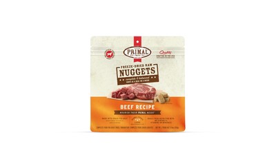 PRIMAL FD K9 NUGS BEEF 5.5Z