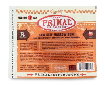 PRIMAL FRZN BONE BEEF MD 1PK