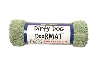 DGS DIRTY DOG MAT SAGE LRG