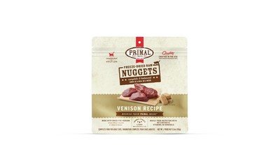 PRIMAL FD CAT NUGS VENISON 5.5Z