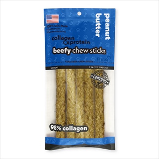 FRANKLY CHEW STCK PNUT 7" 5PK