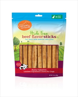 K9 NAT BEEF CHEW 5" STICK 10PK