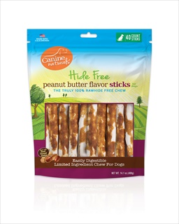 K9 NAT PNUT CHEW 5" STICK 40PK