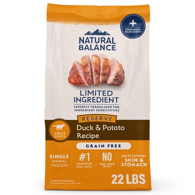 NAT BAL DOG LID RSV DUCK/PO 22#