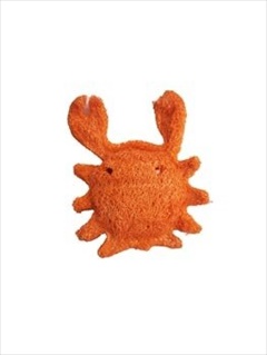 BARK BOW LOOFA CRAB SM