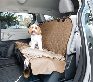 DGS DIRTY DOG CARSEAT COVER TAN