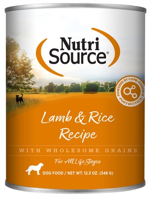 NS DOG CAN LAMB/RICE 12.3Z