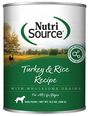 NS DOG CAN TURKEY/RICE 12.3Z