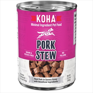 KOHA DOG CAN STEW PORK 12.7Z