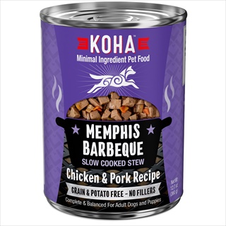 KOHA DOG CAN STEW MEM BBQ 12.7Z