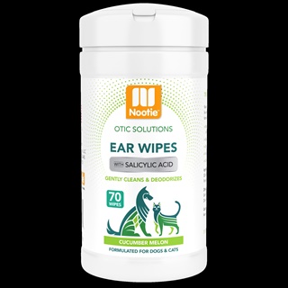 NOOTIE EAR WIPE CUMBR MELON 70CT