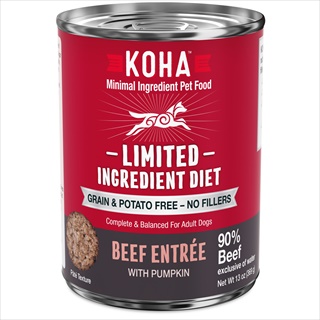 KOHA DOG CAN 90% LID BEEF 13Z