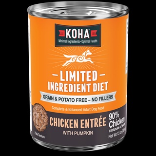 KOHA DOG CAN LID 90% CHICKEN 13Z