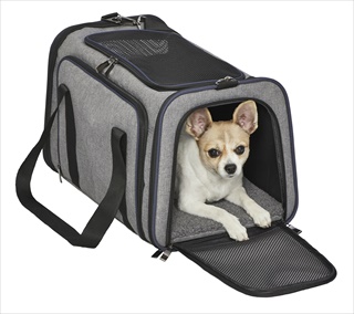 MW DUFFY PET CARRIER LG GRAY