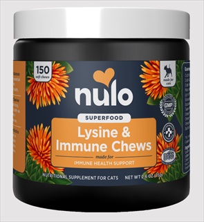 NULO CAT CHEW LYSINE/IMMNE 150CT