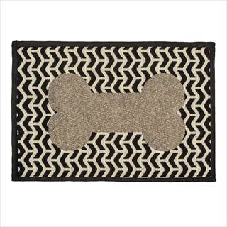 LP FASHION MAT GEO BONE BROWN