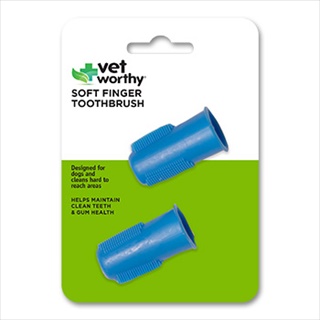 VW PET TOOTH FINGERBRUSH 2PK