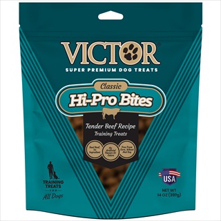 VIC DOG HI PRO BITES BEEF 14Z