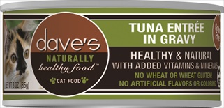 DAVES CAT CAN TUNA/GRAVY 5.5Z