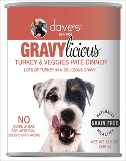 DAVES DOG CAN GRVY TRKY/VG 12.5Z