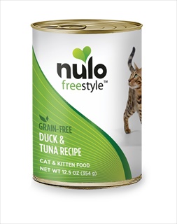 NULO FREE CAT CAN DUK/TUNA 12.5Z