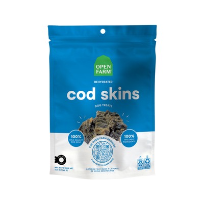 OF DOG TREAT DHY COD SKINS 2.25Z