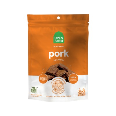 OF DOG TREAT DHY PORK 4.5Z