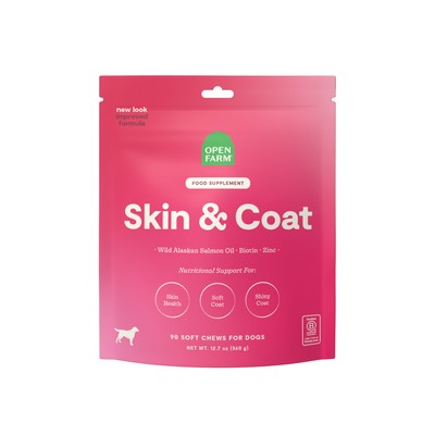 OF DOG CHEWS SKIN & COAT 12.5Z