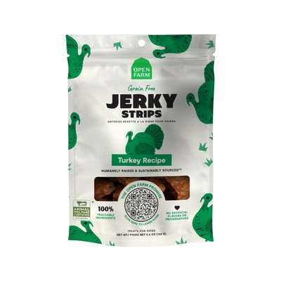 OF DOG TREAT JERKY TURKEY 5.6Z