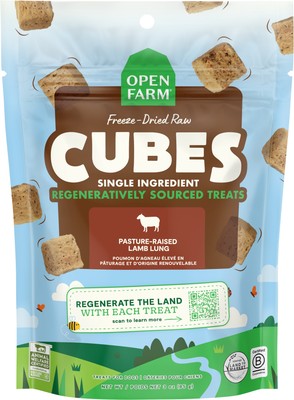 OF DOG TREAT CUBES LAMB LUNG 3Z